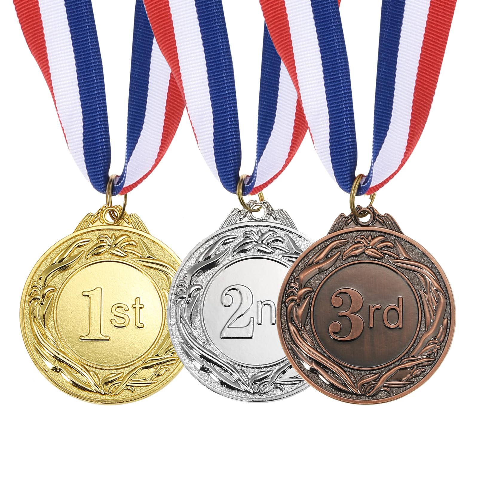 PATIKIL Gold Silver Bronze Award Medals 2.6 Inch