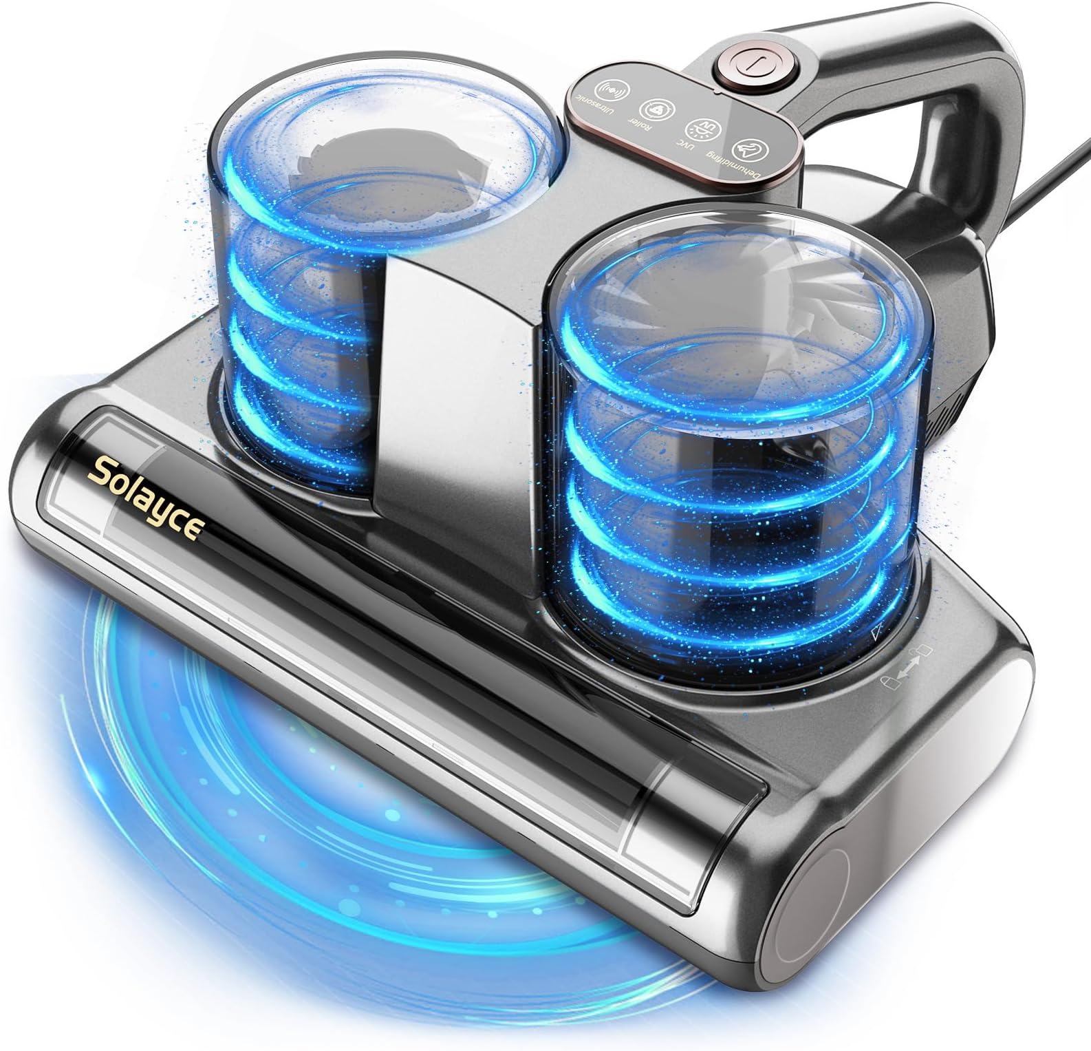 Aspirateur Portatif Sans Fil Portable, Appareil De Dépoussiérage Pour Canapés Et Matelas Avec Lampe Uv A~p192588638