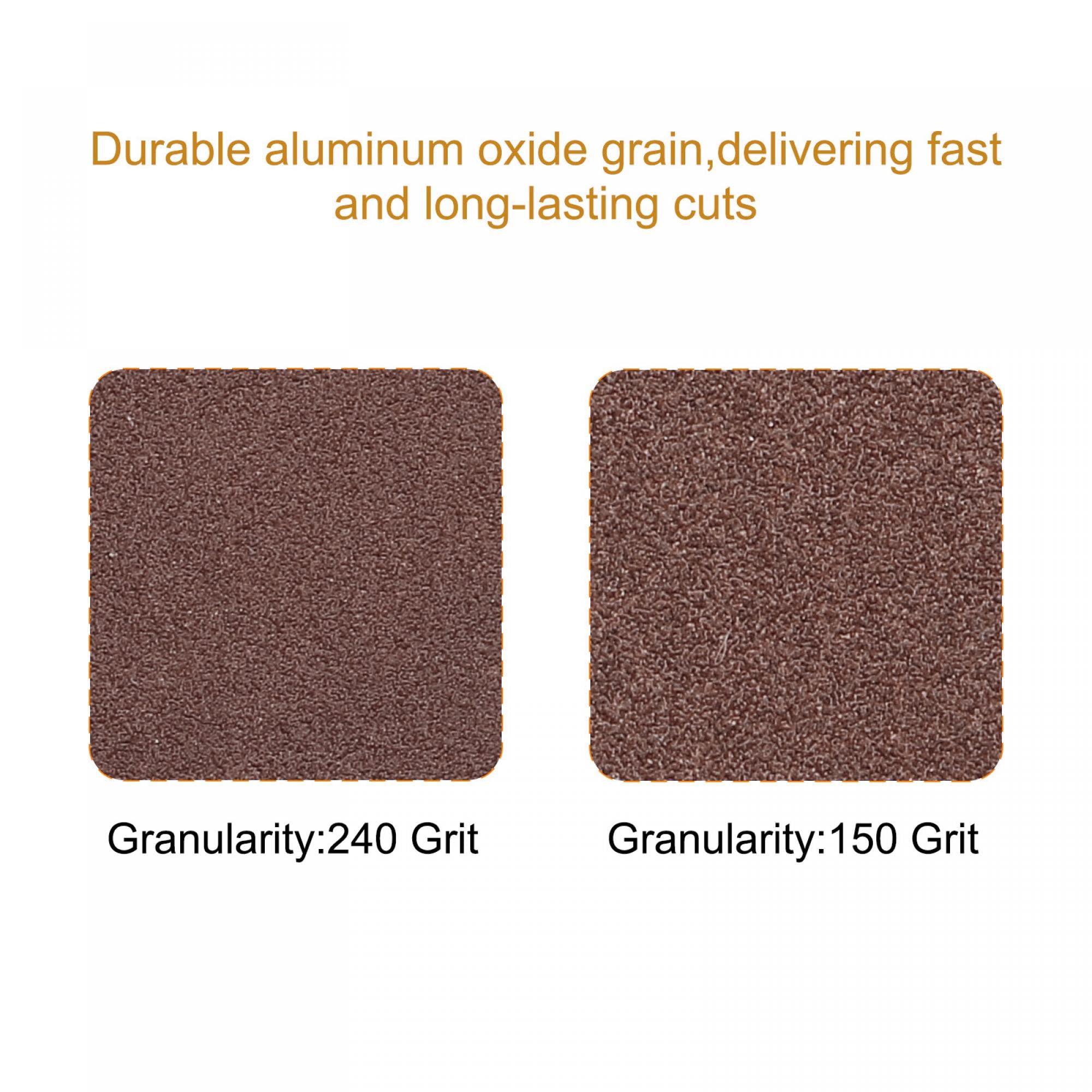 Uxcell Grinding Polishing Hook And Loop Sanding Disc Flocking Sandpaper
