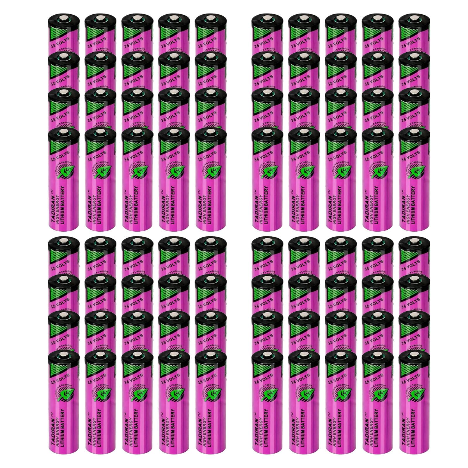 80 Pack TL-5903 3 6V 2400mAh AA Lithium Battery for Tadiran TL-5903 SL-360 Battery Non-Rechargeable
