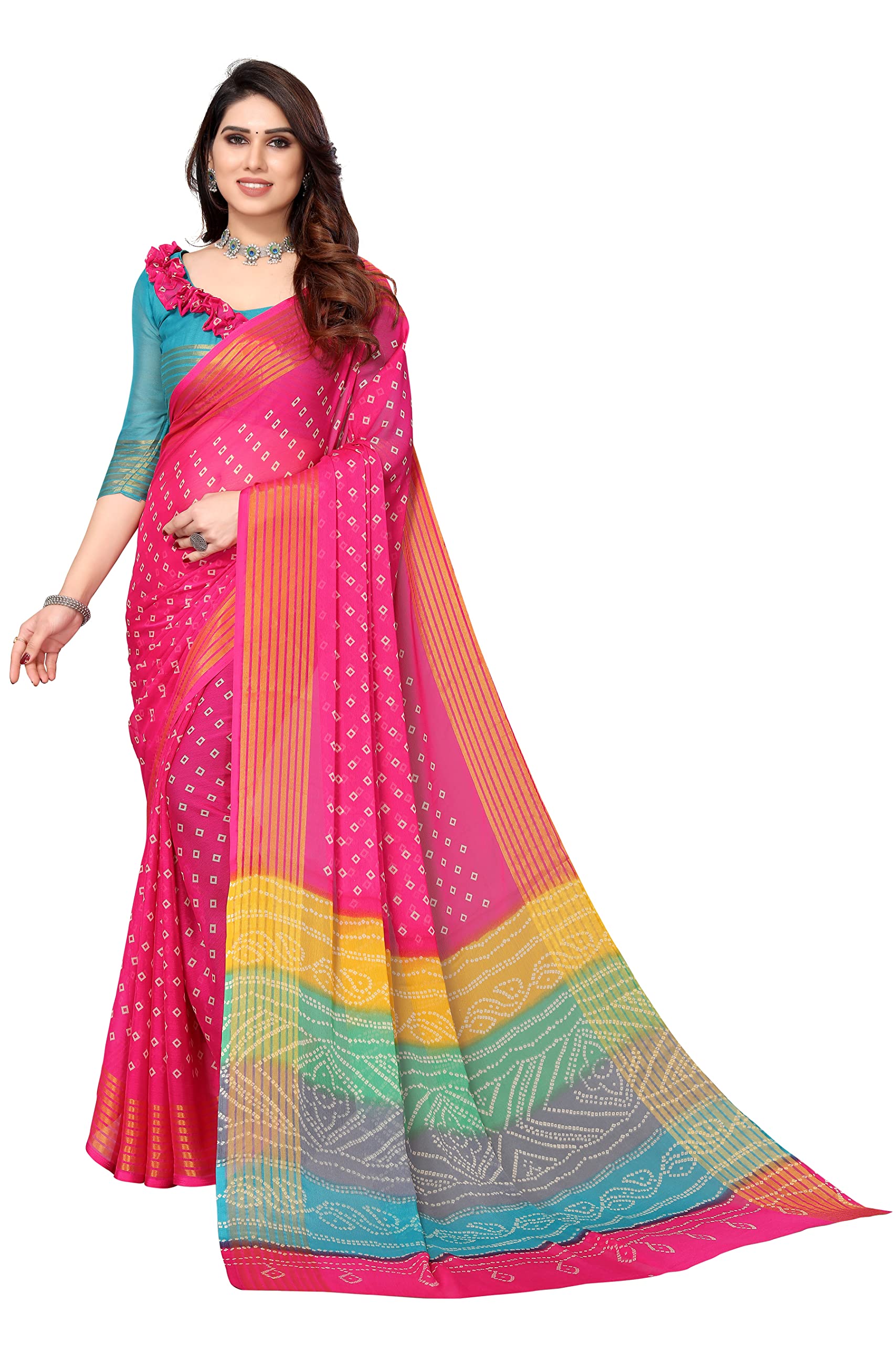 Winza DesignerOm CH Kaalki_W Plain Saree for women Om CH Kaalki