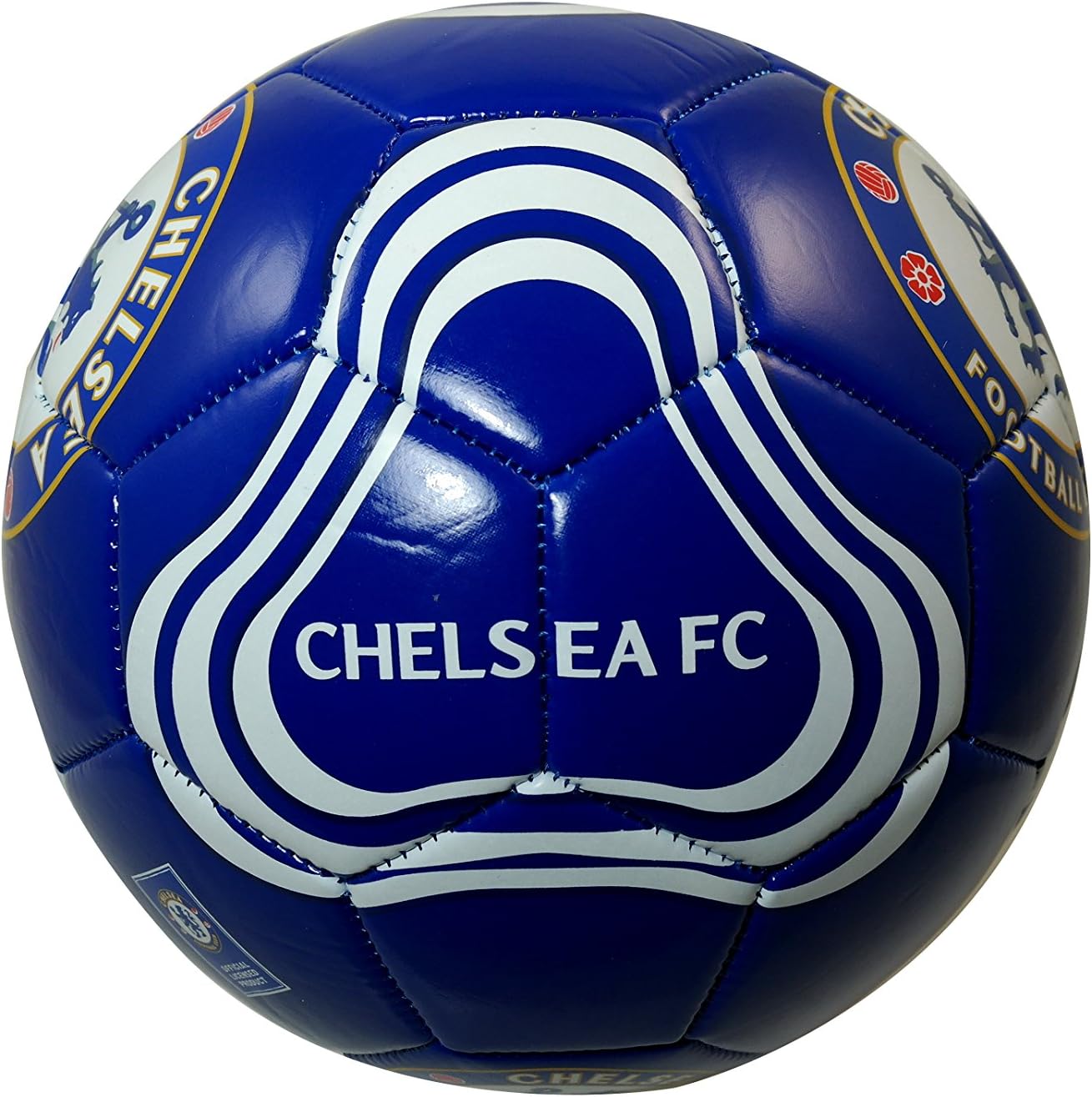 RHINOXGROUP Compatible with Chelsea Official Licensed Soccer Ball Size 5-002