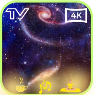 Cosmos Galaxy Relaxation:Beautiful Galaxy Visuals and Music Screensavers For Tablets and Fire TV - NO ADS