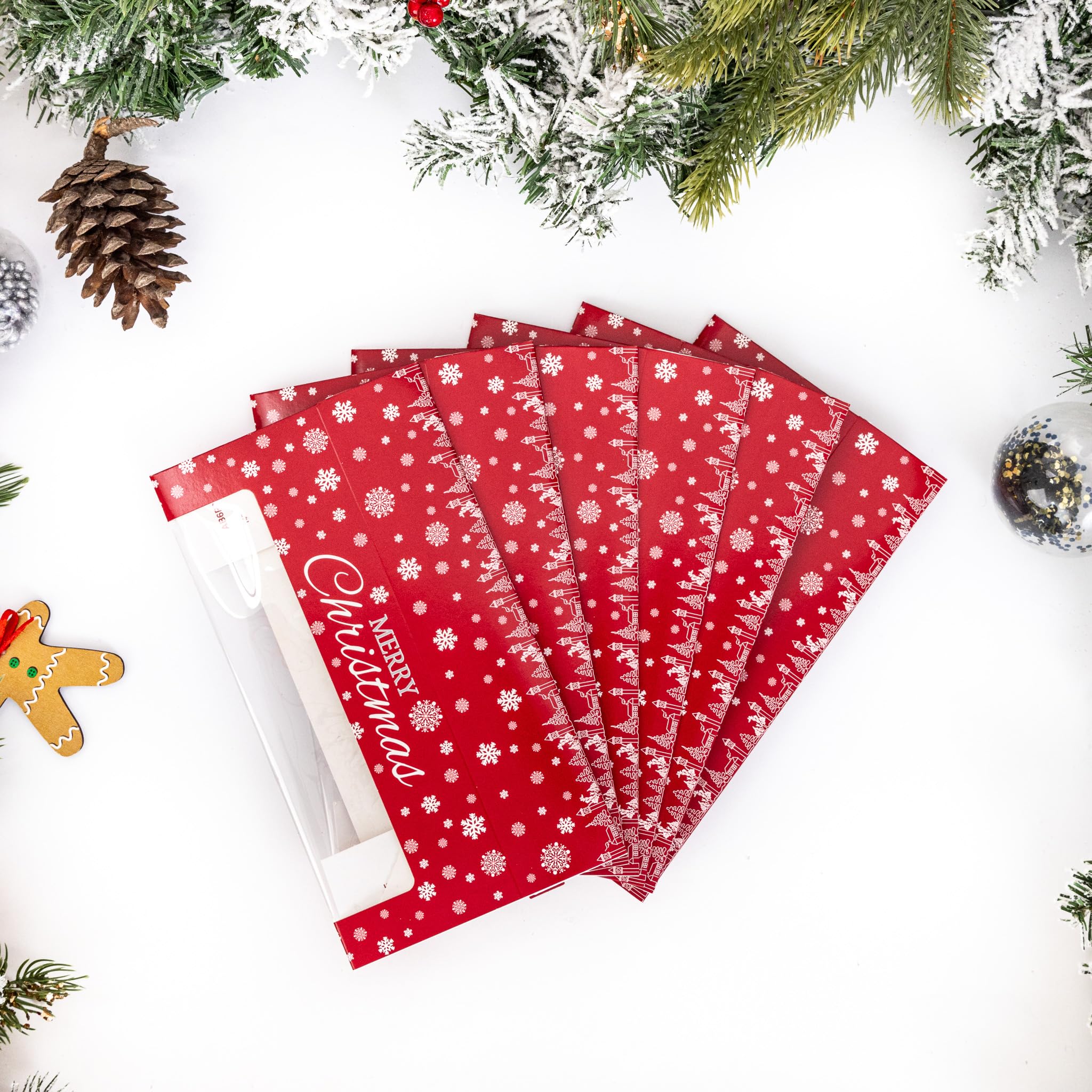 12 cajas para tartas picadas de Navidad con capacidad para 3 o 6 pasteles (paquete de 25)
