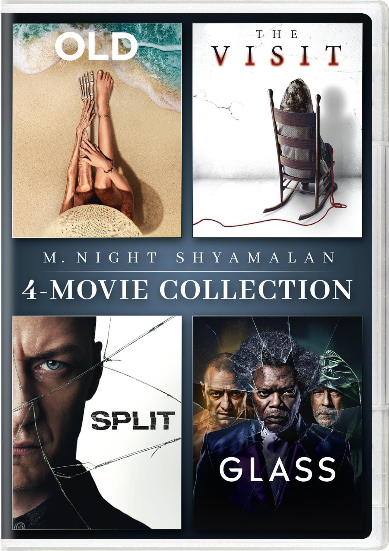 M. Night Shyamalan 4-Movie Collection (Old / The Visit / Split / Glass) [DVD]