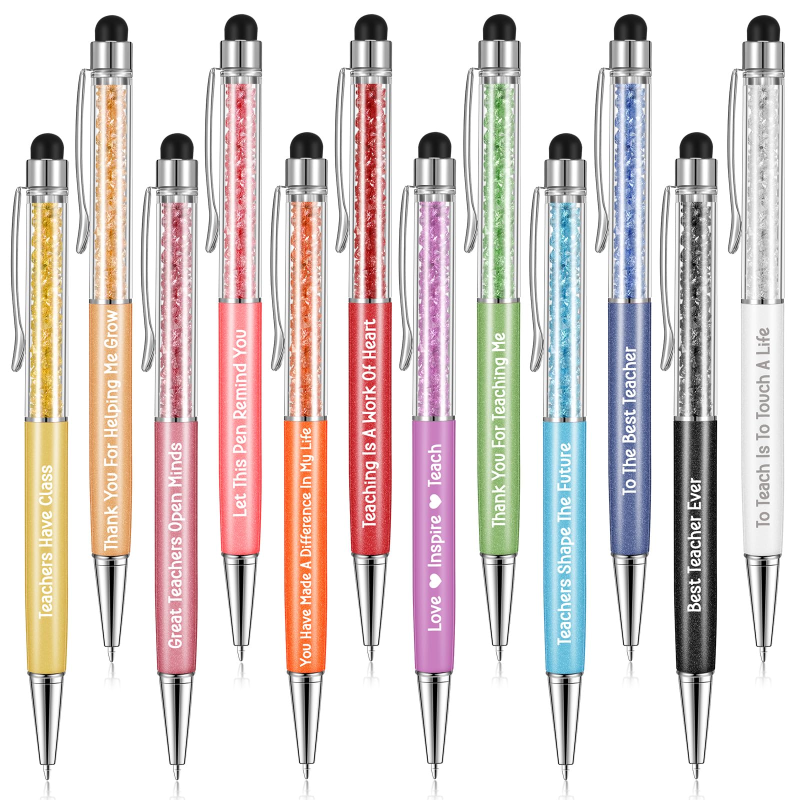 MESMOS 3pc Fancy Pen Set For Women, Thank You Gifts For Women, German-Made Ink, Teacher Nice Cute Pens, Boss Lady Teacher Appreciation Office Gifts - View #2