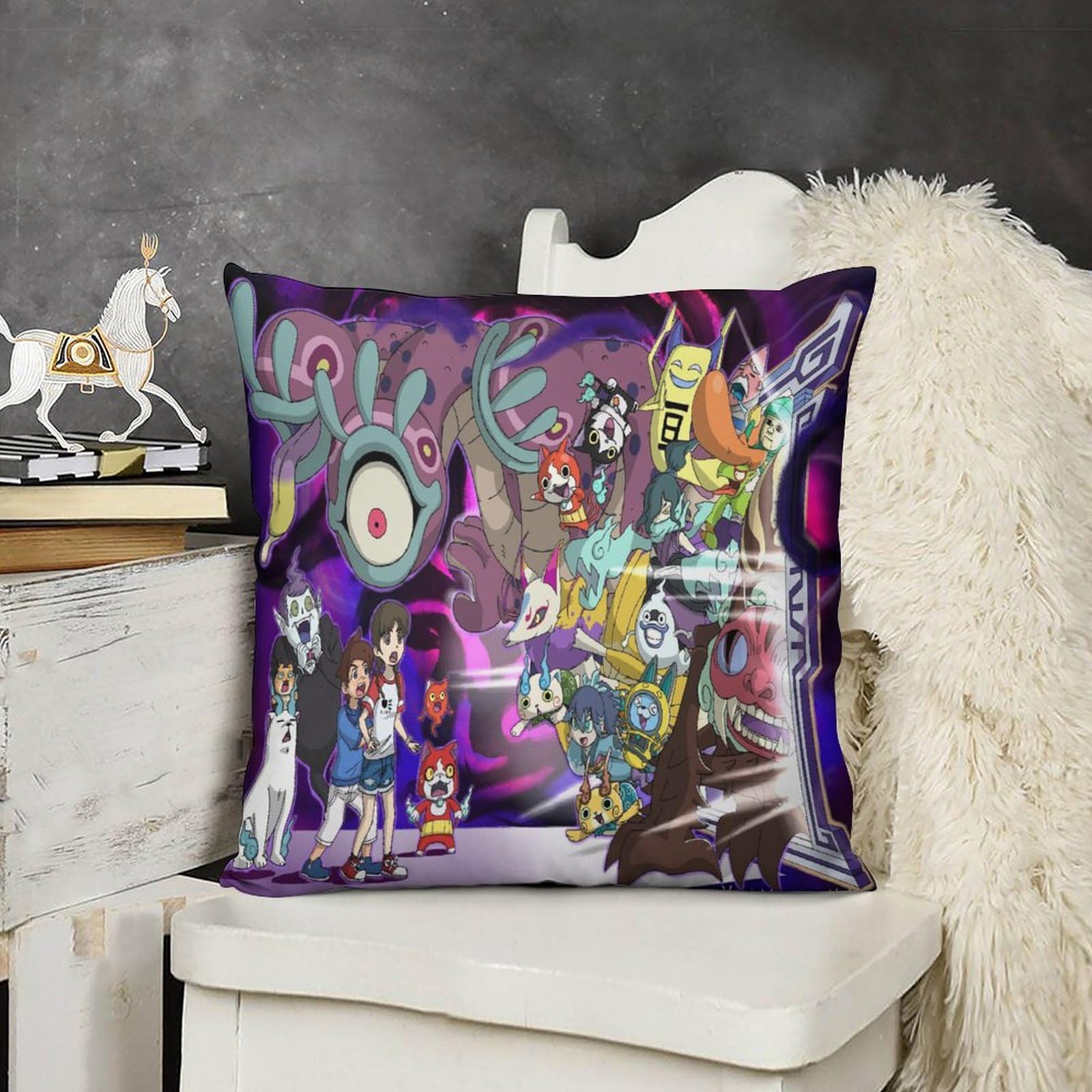 Amazon｜妖怪ウォッチファッション抱き枕カバー両面印刷まくらカバー腰