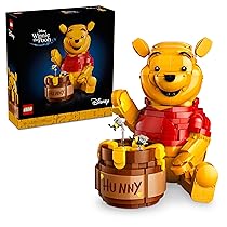 LEGO | Disney Winnie the Pooh – Kit di Modellismo per Adulti – Decorazione di Casa con Vaso di Miele, Minifigure da Collezione e Personaggio di Ih-Oh – Idea Regalo Fai da Te per i Fan – 43300
