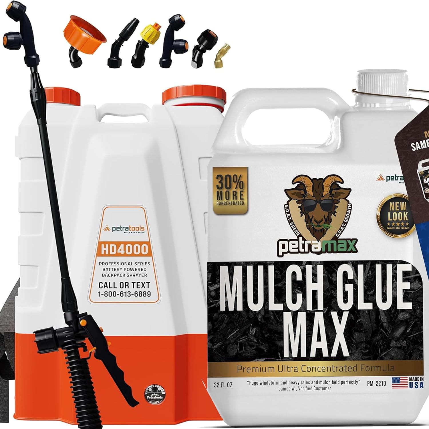 Mulch Glue Max & Battery Backpack Sprayer HD4000 Battery