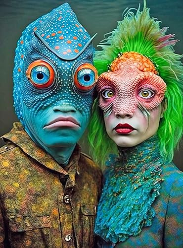 Miniatura 1 de Meet The Aliens Tralyn and Jorin - Rompecabezas de 1000 piezas  Aventura intergaláctica  Calidad premium  Diversión que aumenta el cerebro  Colores