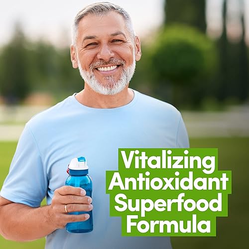 Miniatura 7 de Country Farms Suplemento de frutas y verduras, 180 cápsulas de frutas y 180 verduras, verduras y rojos llenos de superalimentos, potentes