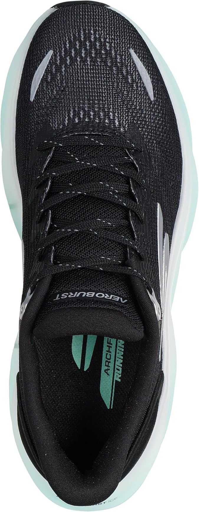 Skechers Women's Aero Burst Running Shoe | Hyper Burst Ice Cushioning, Carbon-Infused H-Plate, Arch Fit Insole, Goodyear Rubber Outsole, Machine Washable