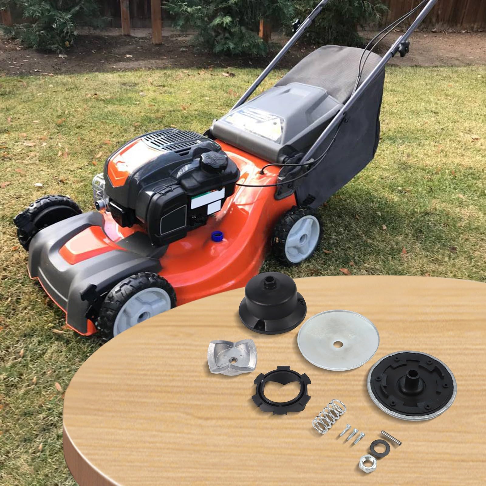 SPORTARC Kit de transmisión de transmisión, piezas de tractor cortacésped, repuesto GT79253, para 587086701, construcción de acero, fácil instalación, juego