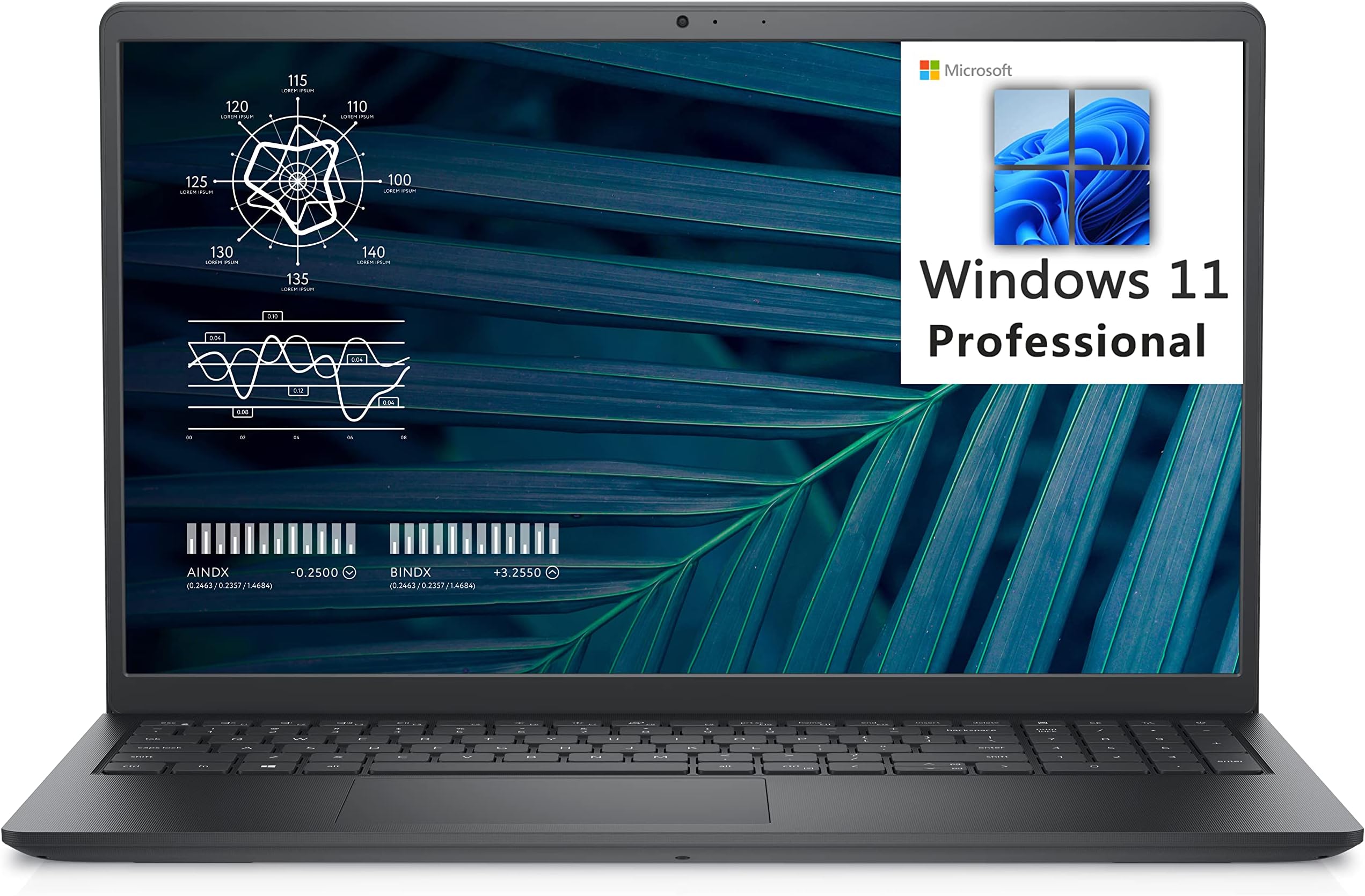 Dell Vostro 3520 15.6" Business Laptop Computer, Intel Quad-Core i5-1135G7 up to 4.2GHz (Beat i7-1065G7), 8GB DDR4 RAM, 512GB PCIe SSD, 802.11AC WiFi, Bluetooth, Carbon Black, Windows 11 Pro