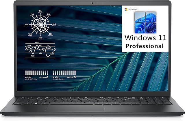 Dell Vostro 3510 15.6" Business Laptop Computer, Intel Quad-Core i5-1135G7 up to 4.2GHz (Beat i7-1065G7), 32GB DDR4 RAM, 1TB PCIe SSD, 802.11AC WiFi, Bluetooth, Carbon Black, Windows 11 Pro