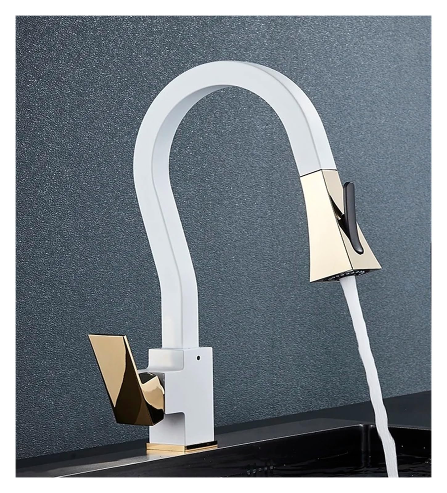 Robinet de cuisine chauffe-eau rotatif platine mélangeur eau froide pour évier