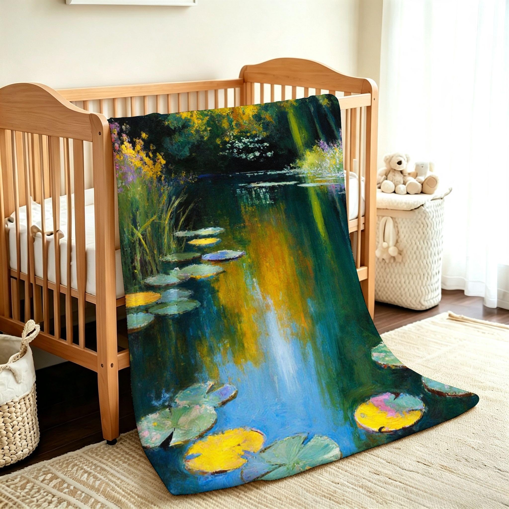 Manta Moderna Estampado 3D 220x240 cm Arroyo Verde a2021