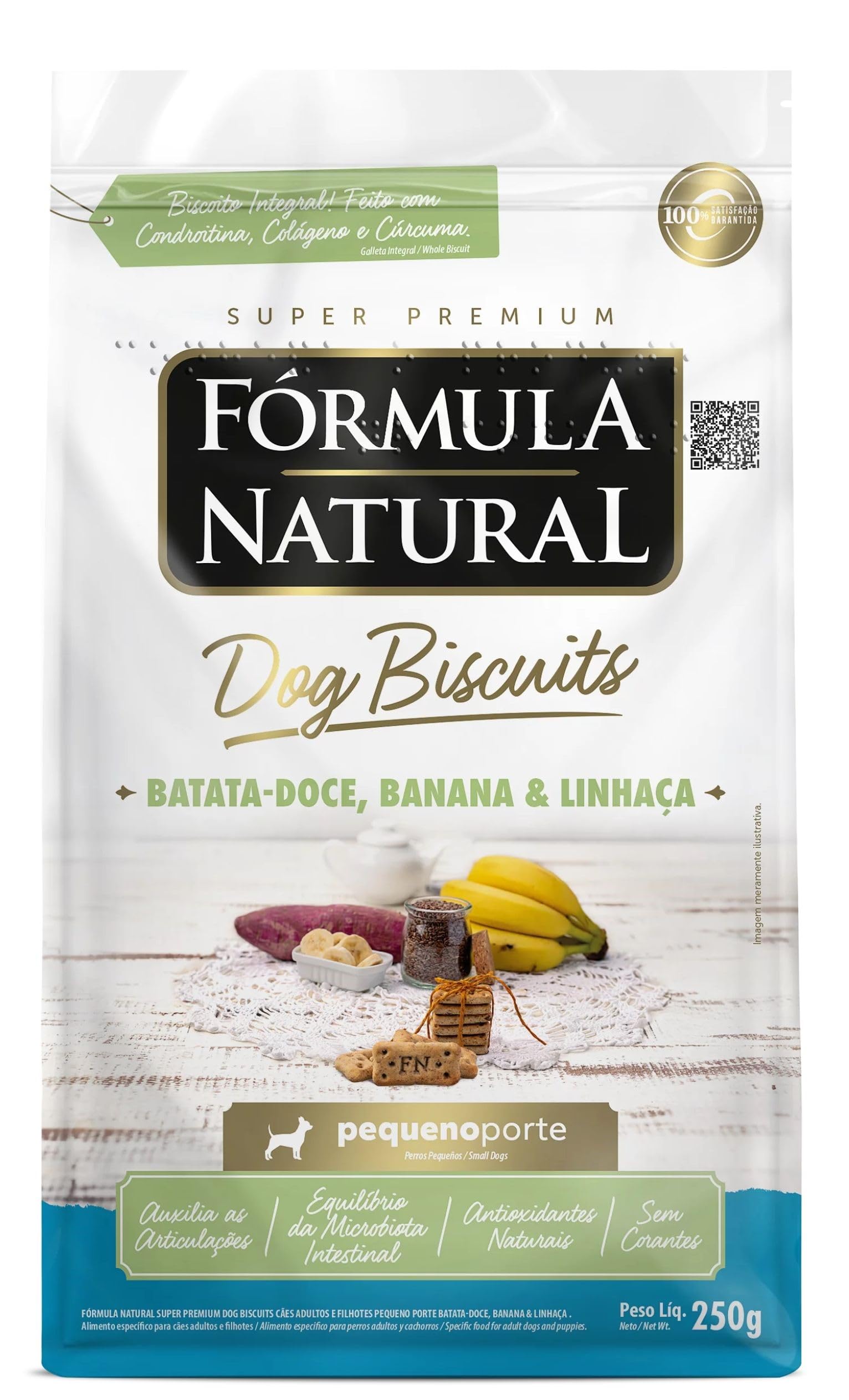 Fórmula Natural Biscoitos Dog Biscuits Para Cães De Adultos De Mini E Pequeno Porte Sabor