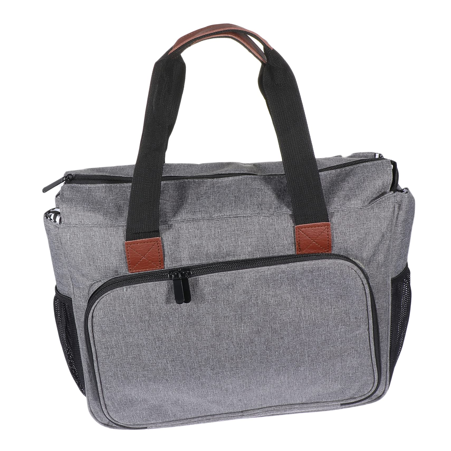 Angoily Machine Embroidery Storage Bag Crochet Travel Bag Oxford Cloth Sewing Tool Holder Zipper Design