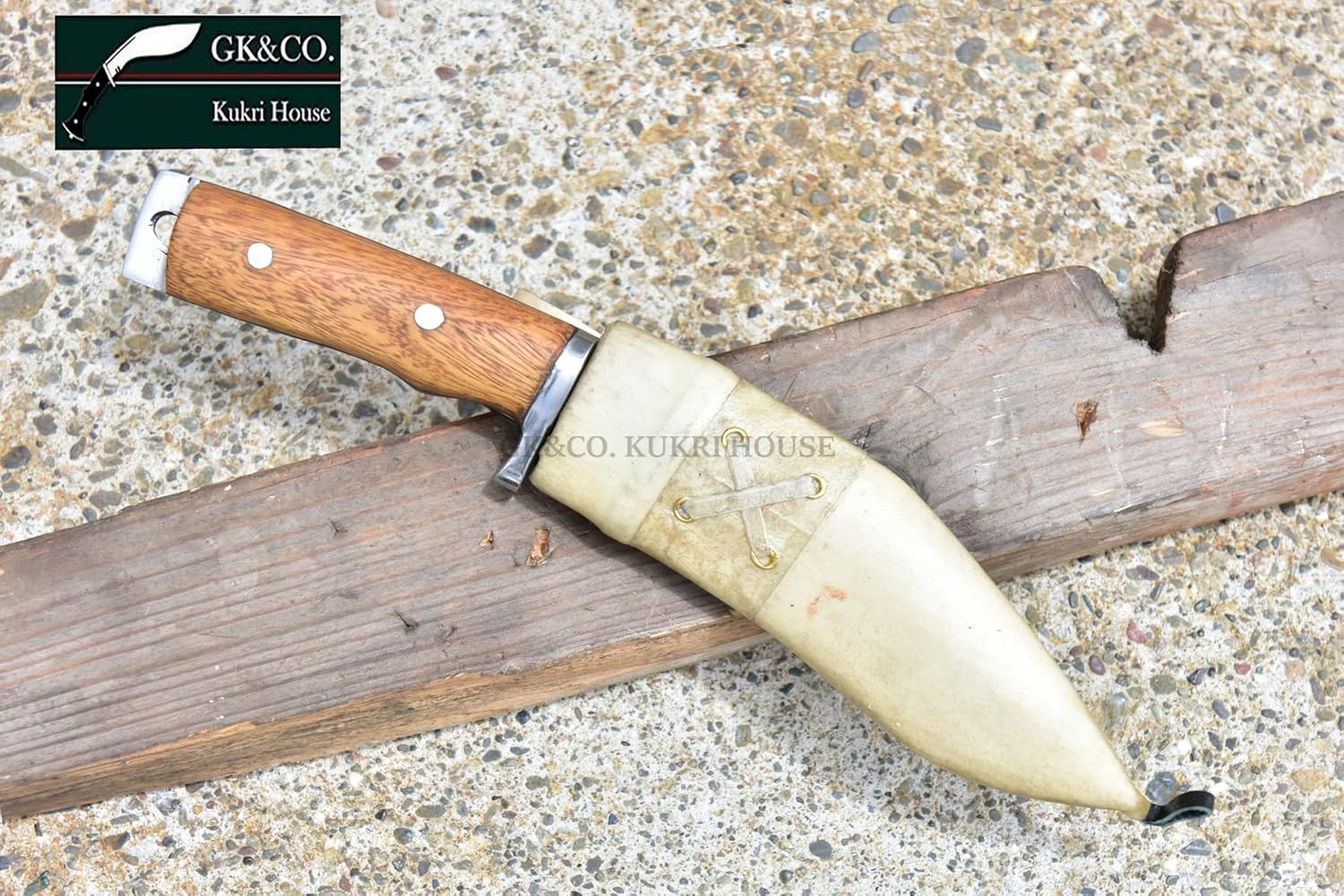 GK&CO. Kukri House Genuine -5 Inches Long Blade AEOF Afghan Blocker Handle Kitchen Kukri/Khukuri Knife/Knives White Sheath GK&CO.Kukri In Nepal