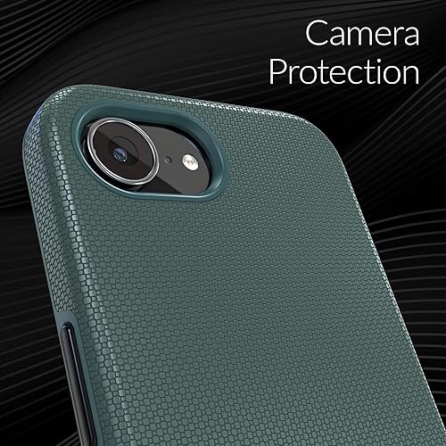 Miniatura 3 de Crave Dual Guard - Funda compatible con iPhone 16e, protección a prueba de golpes, funda de doble capa para iPhone 16e (6.1 pulgadas), color verde