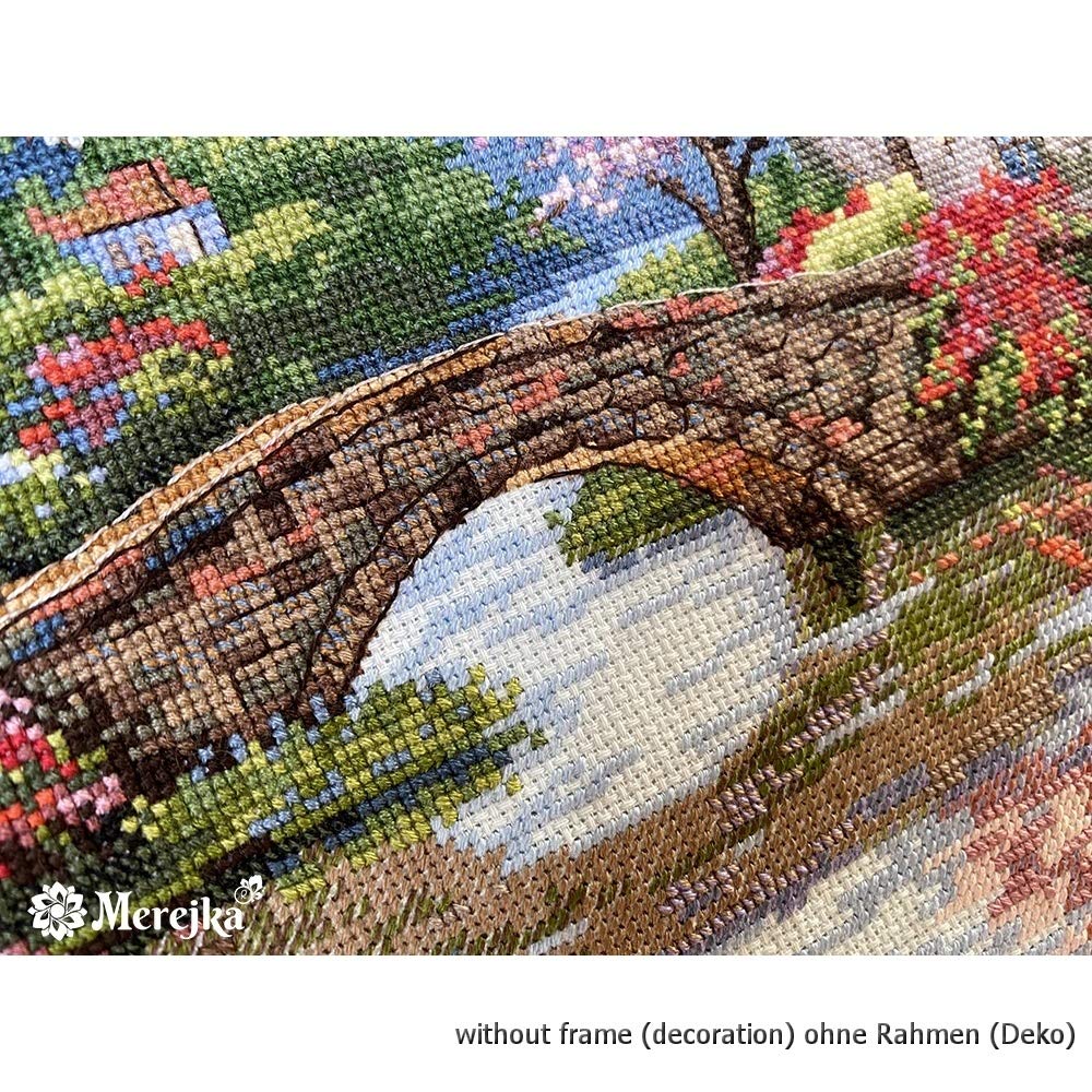 Merejka K-174 - Kit de punto de cruz (30 x 38 cm), multicolor