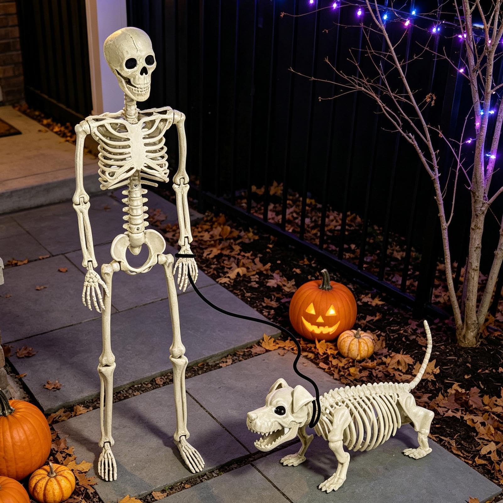 Decorazioni di Halloween all'aperto 35 "scheletro con la decorazione del