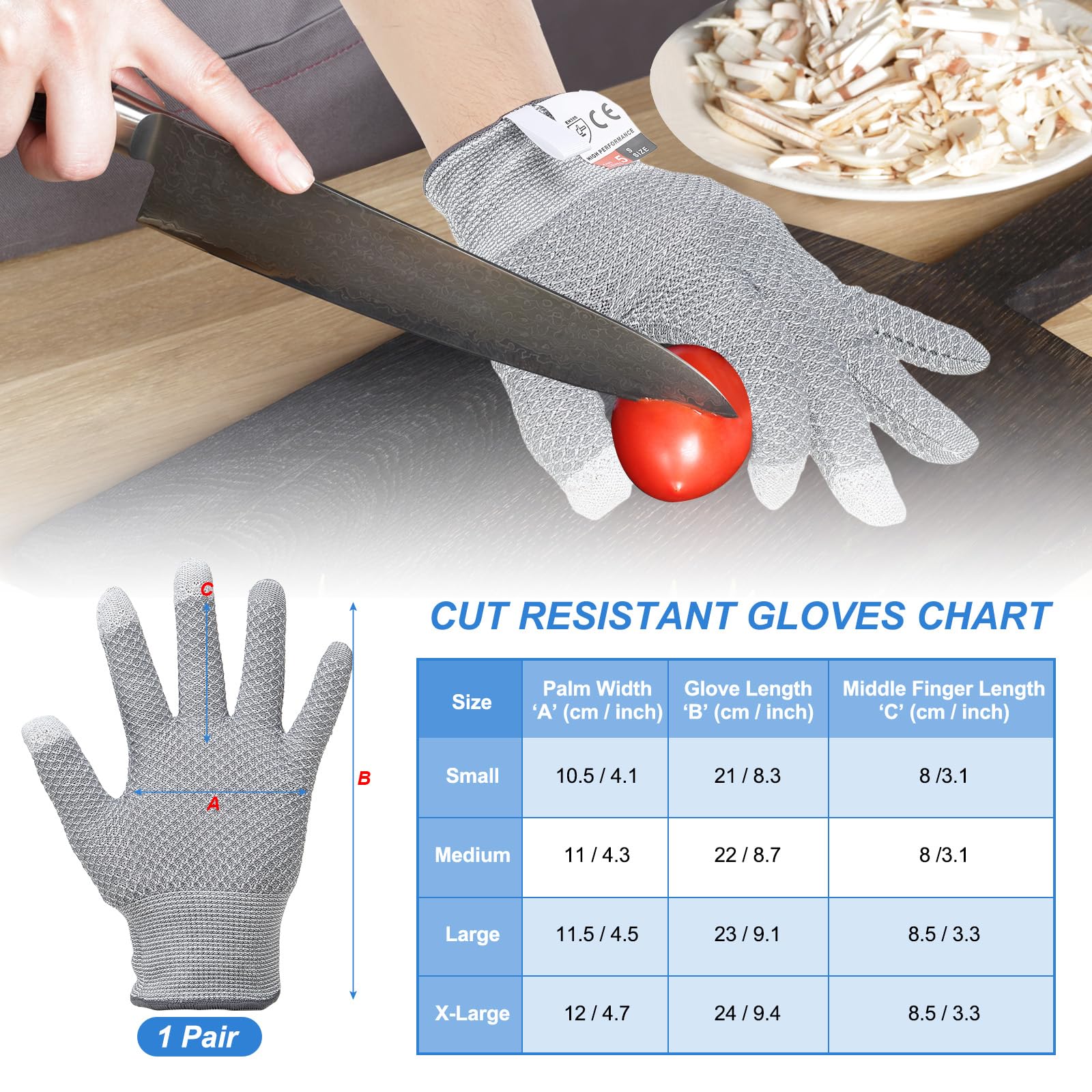PATIKIL Cut Resistant Gloves - Image 2