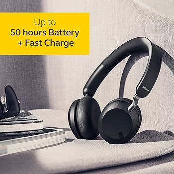 ヘッドホン Jabra elite 45h Jabra Elite 45h Wireless Headphones with 50-Hour Battery Life