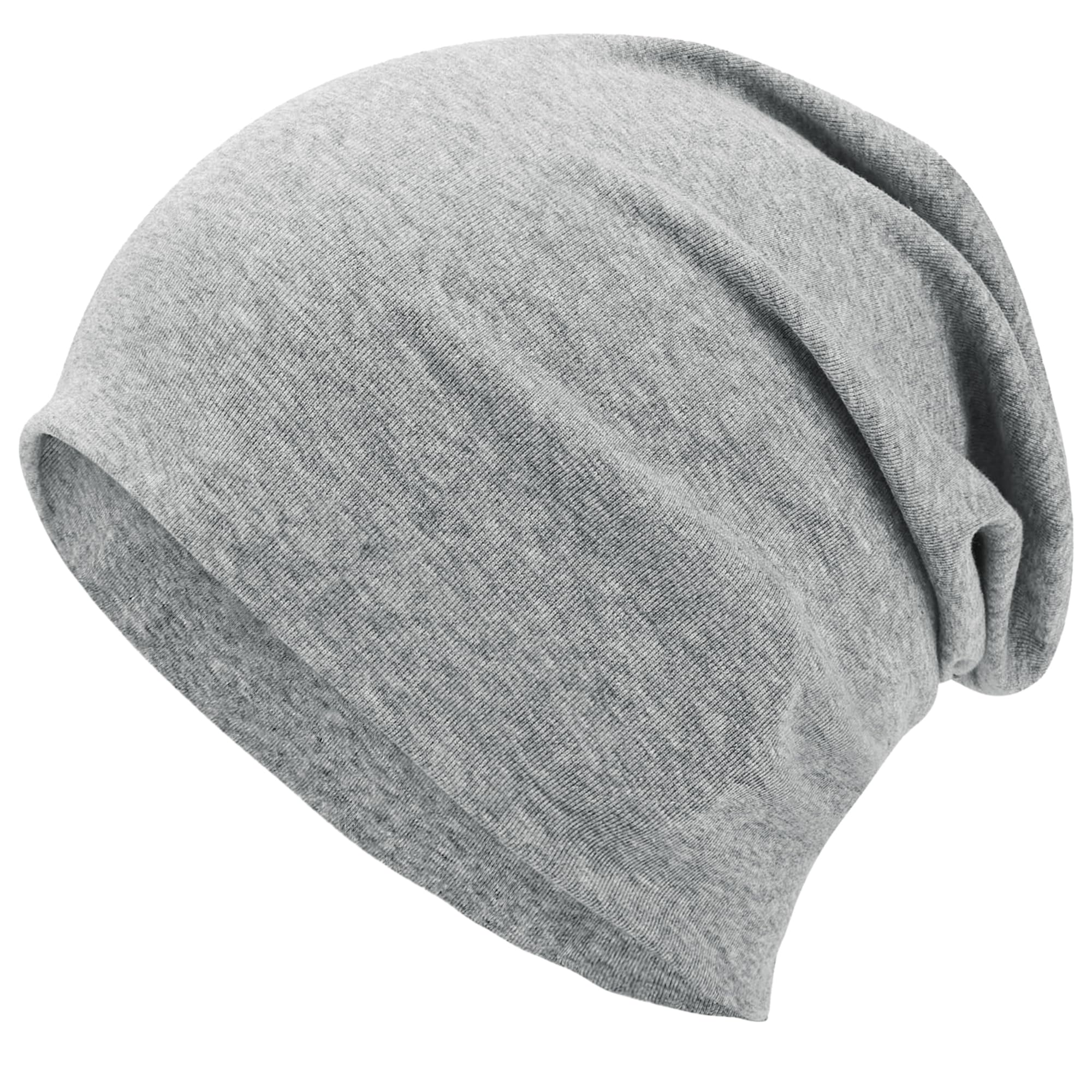 ROYBENS 100% Cotton T-Shirt Beanie for Women Men Slouchy Beanies Soft Hipster Daily Hat Lightweight Skull Cap — view 28