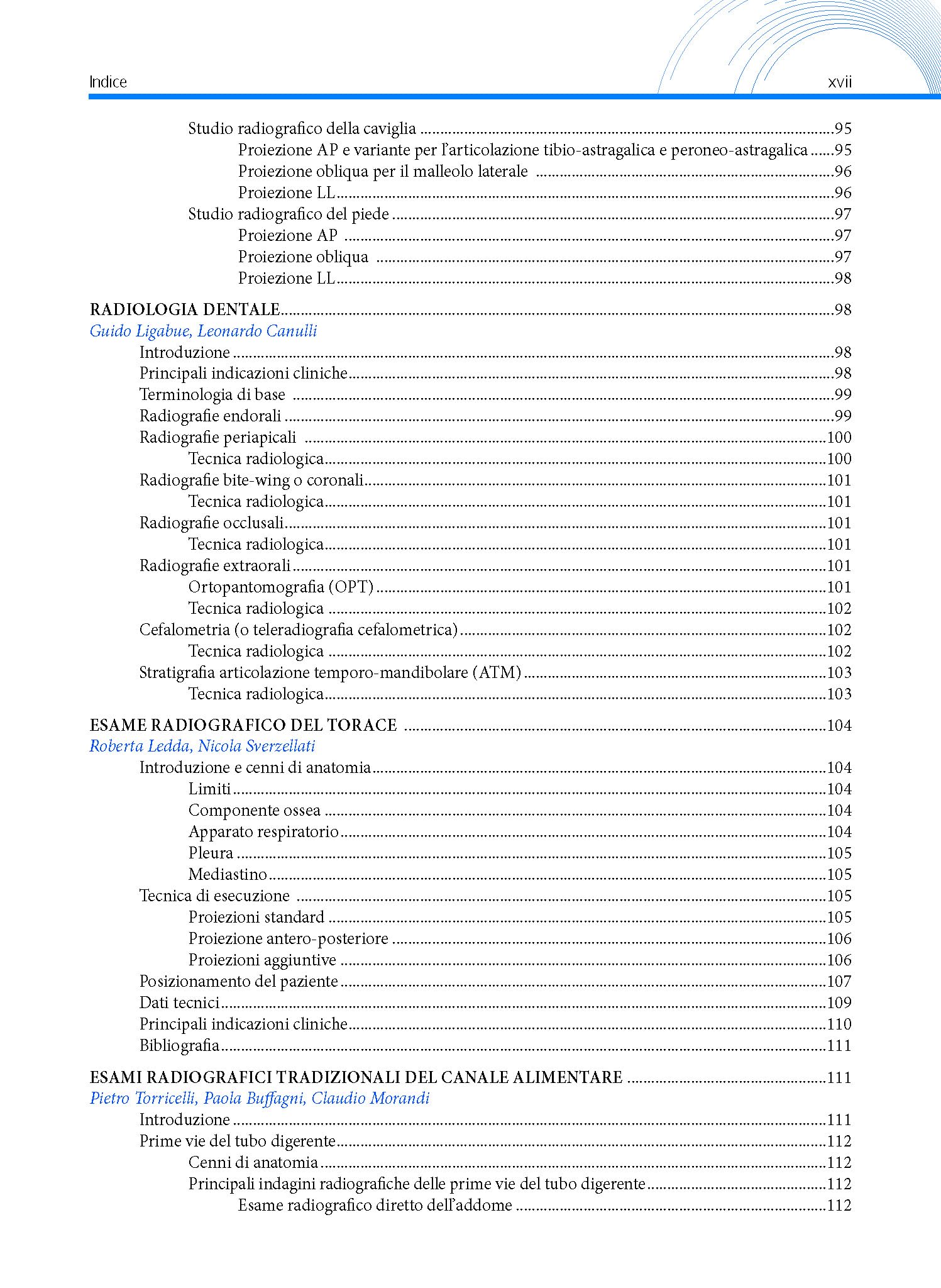 Manuale di diagnostica per immagini per tecnici sanitari di radiologia medica