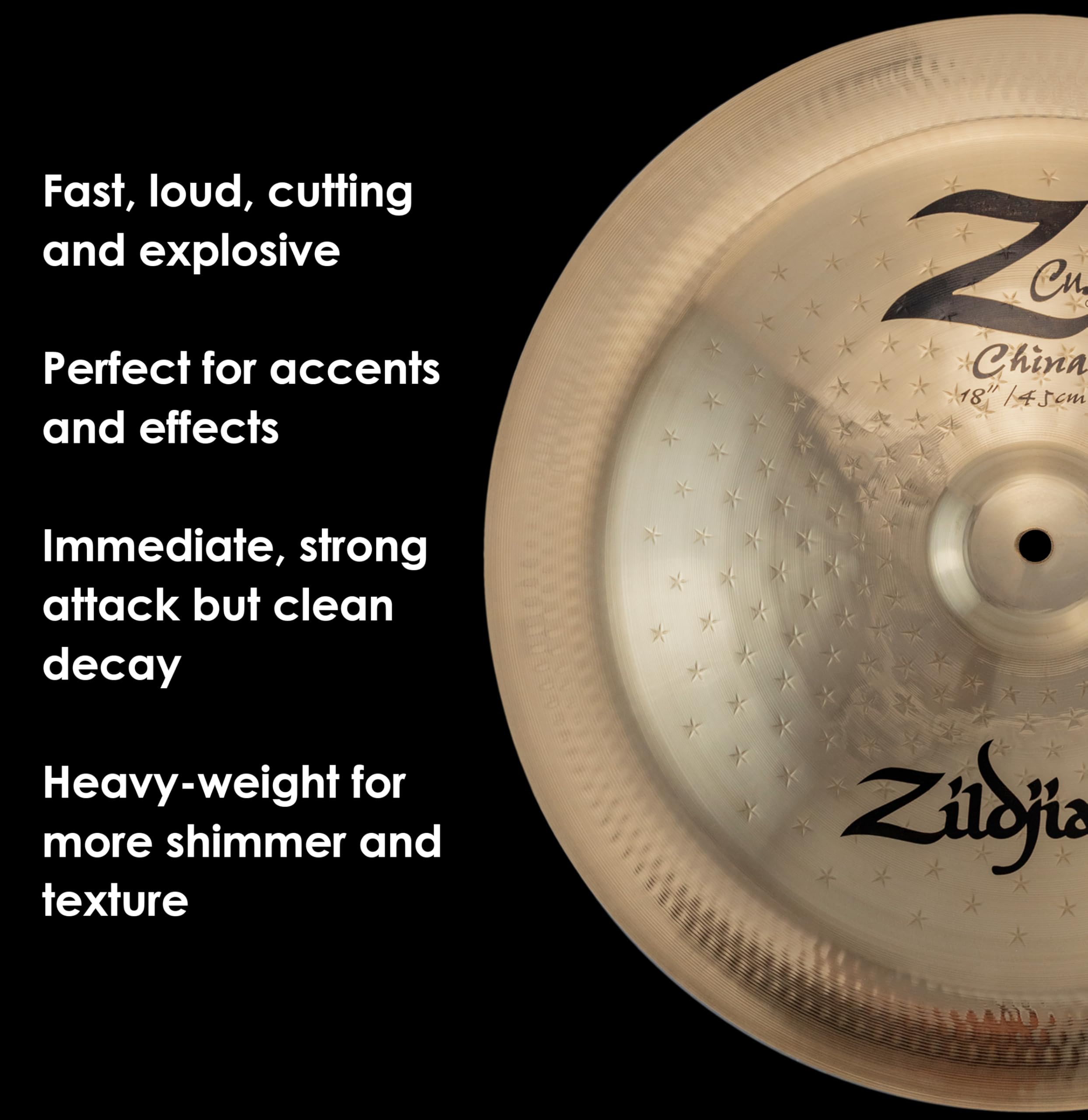 ジルジャン　Zカスタム　チャイナ18 Z Custom Chinas | ZIldjian – Zildjian