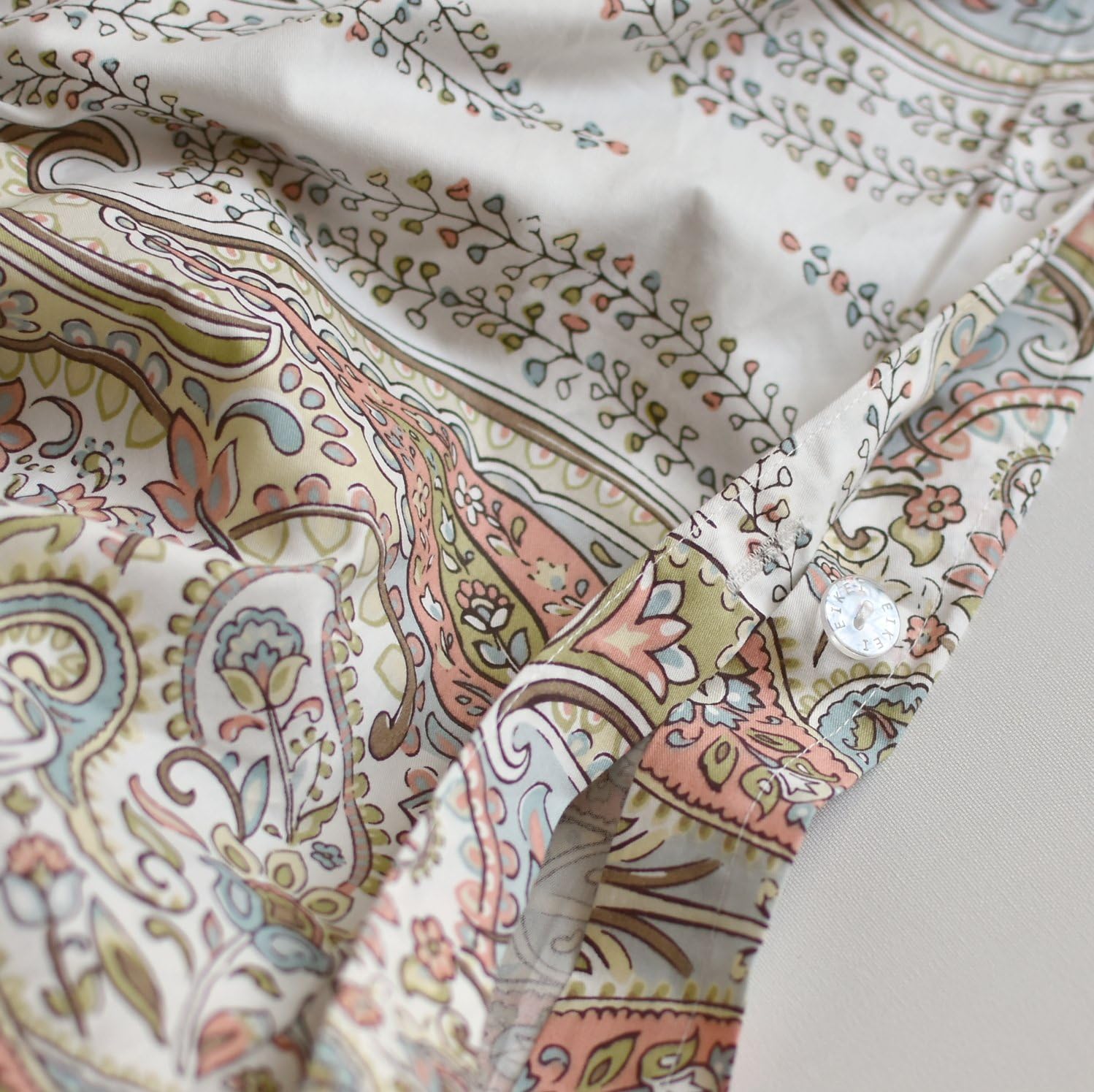Hottest Sale Eikei Boho Chic Paisley Scroll Duvet Quilt Cover Bohemian Damask Medallion Print Bedding Set 100% Cotton Elegant Moroccan Tapestry Style Design (King, Peach) One-Day Sale: Up to 80% Off Eikei Boho Chic Paisley Scroll Duvet Quilt Cover Bohemian Damask Medallion Print Bedding Set 100% Cotton Elegant Moroccan Tapestry Style Design (King, Peach)