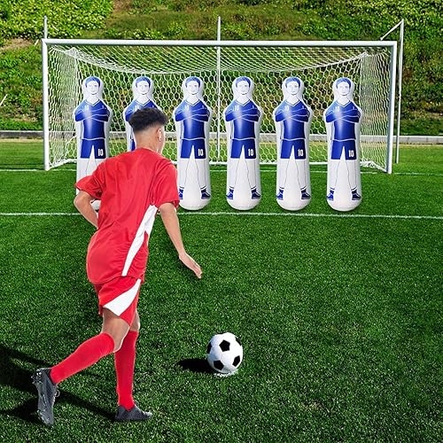Miniatura 2 de sailupxinyuan Inflatable Soccer Dummy Goalkeepr Air Mannequin Free Kick Wall Goalkeeper Defender Training