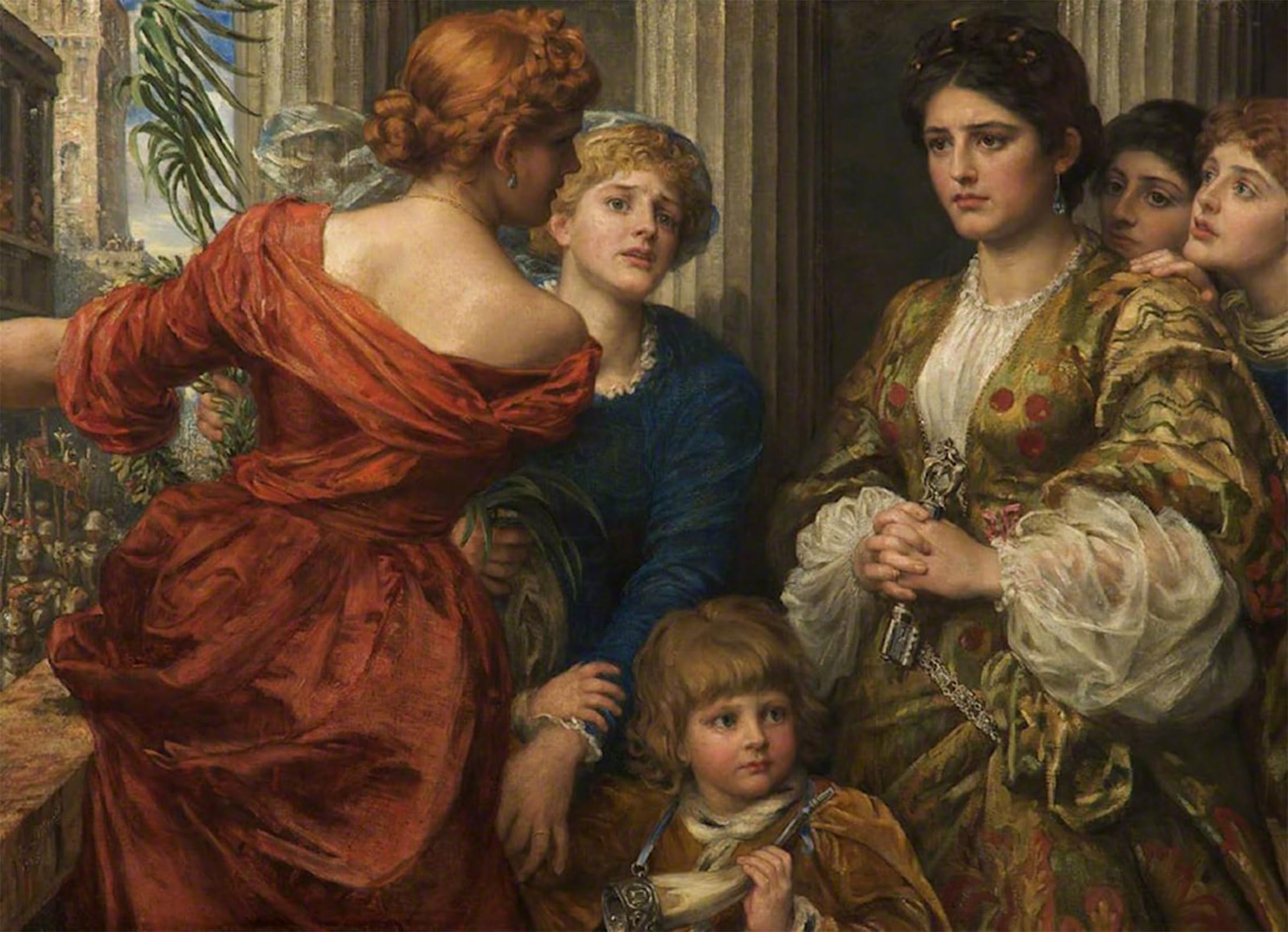 HRJUBWREE Retro Picture Art Painting Wall Poster War Anna Lea Merritt Vintage Art Print for Home Decor 60x90cm