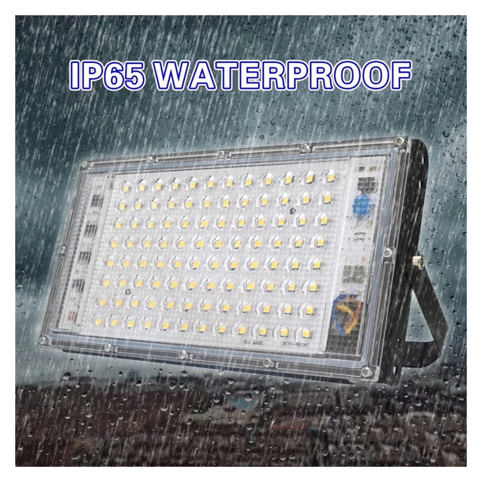 Naświetlacz LED Zewnętrzny, 4 sztuk/partia 100W Led światło halogenowe reflektor zewnętrzny reflektor IP65 wodoodporna lampa uliczna LED oświetlenie krajobrazu dla Maksymalnej Wydajności