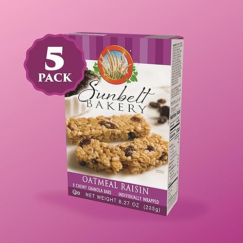 Vista 23 de Sunbelt Bakery Barras de granola masticables con chispas de chocolate, 50 barras de 1.0 onzas (5 cajas)