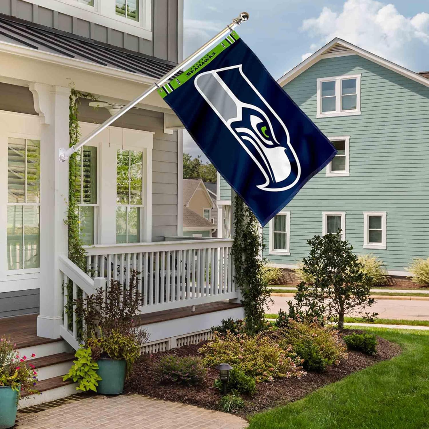 Seattle Seahawks Printed Header 3x5 Foot Banner Flag