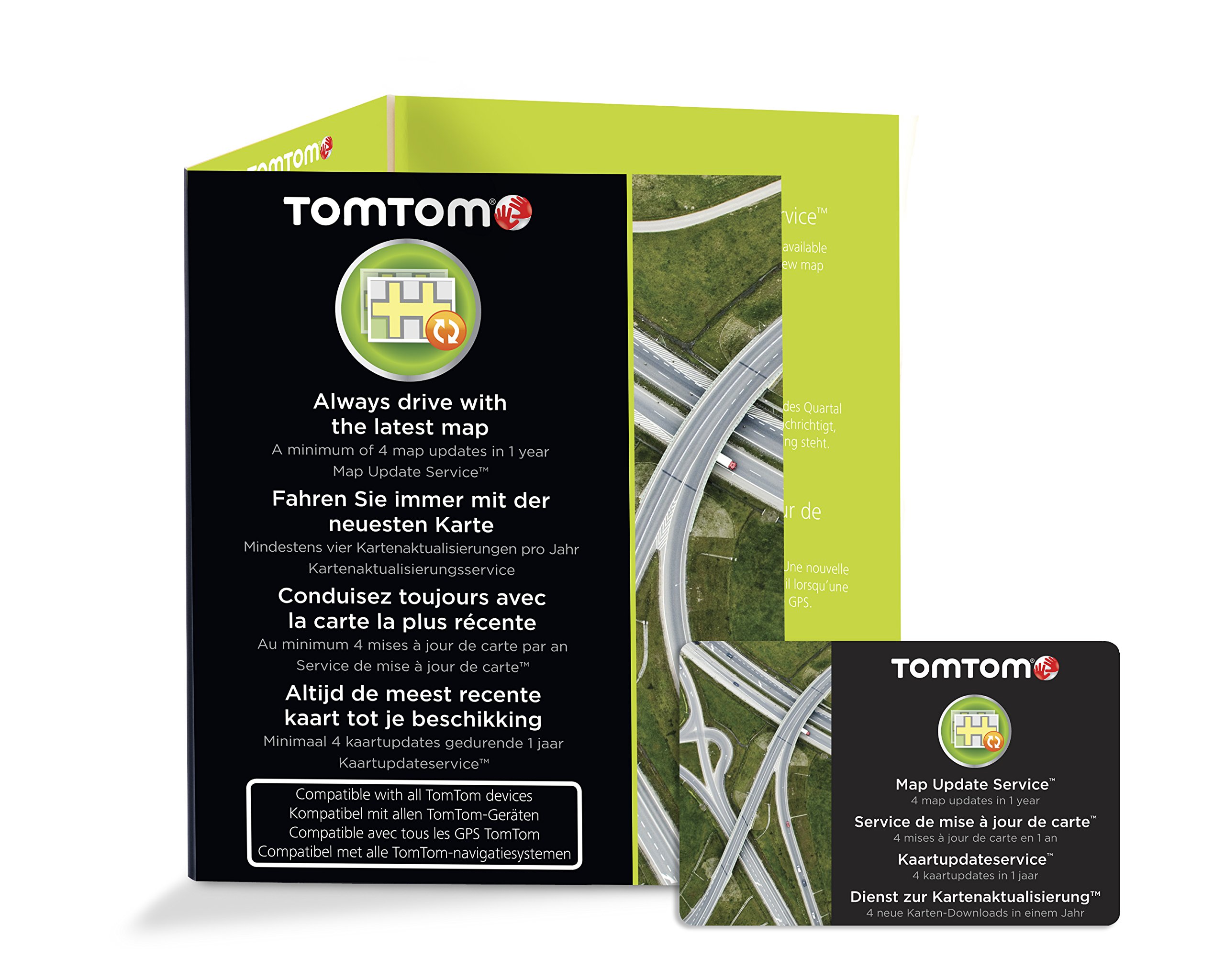 TomTom Carte de Mise à Jour Prépayée 12 Mois pour GPS Europe