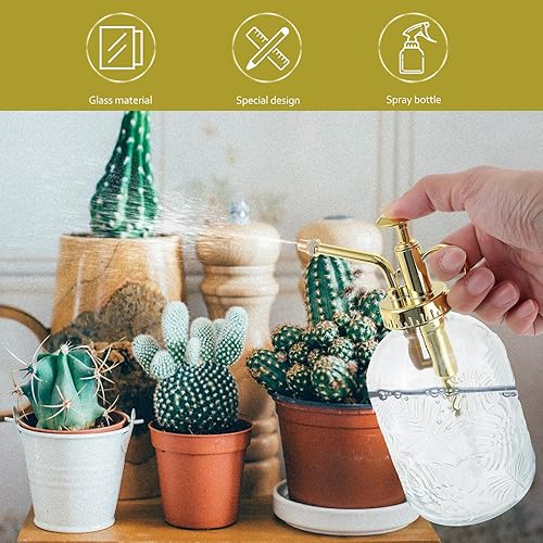 Miniatura 7 de YARNOW Regadera Bomba de riego Mister Flower Botella de spray de agua Spritzer Botella de spray Mister decorativa Botella de spray de planta Botella