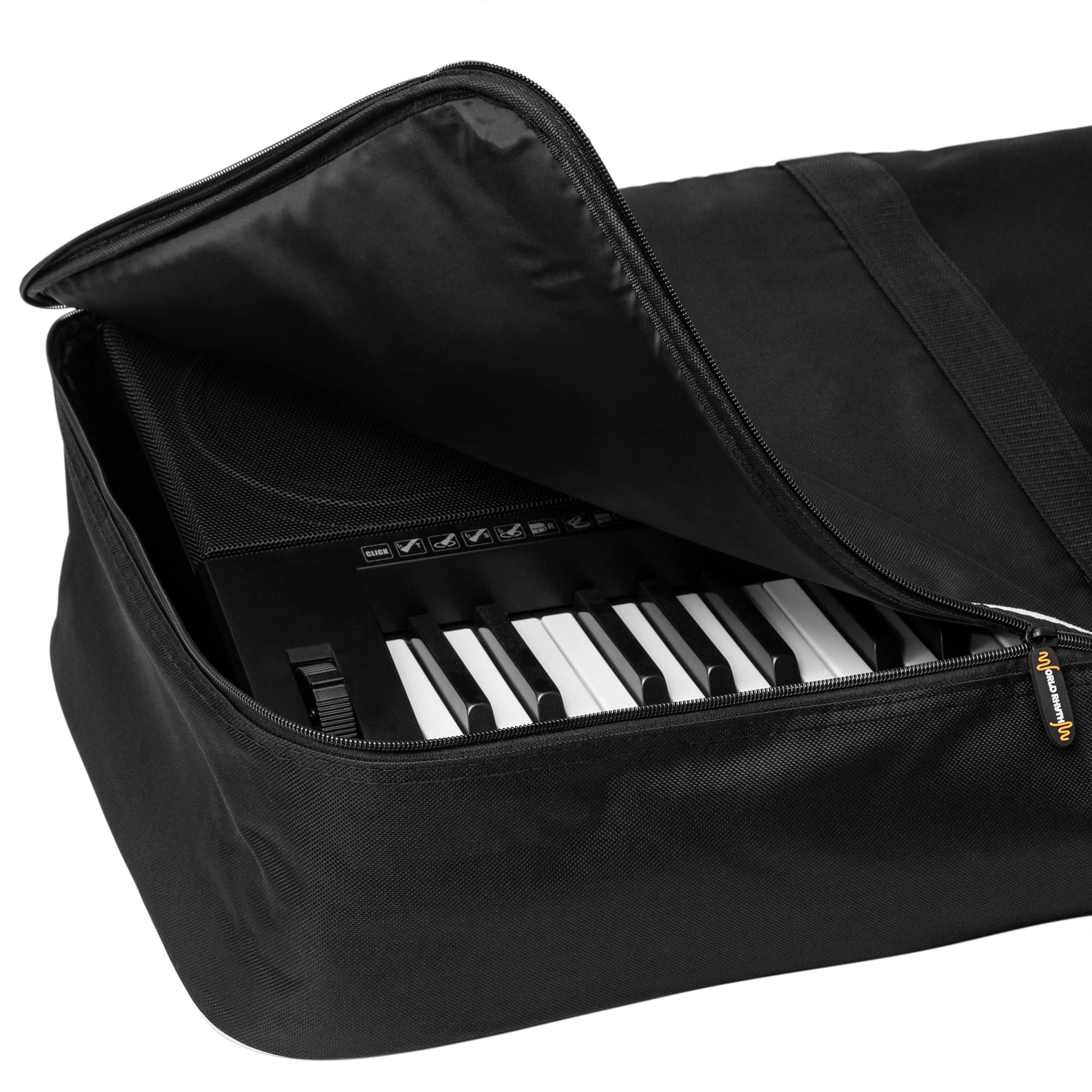 Tiger WR-104 Funda para Teclado Acolchada con Correa de Transporte - para Teclado/Piano Digital - 103 x 45 x 18 cm | Con correa de transporte