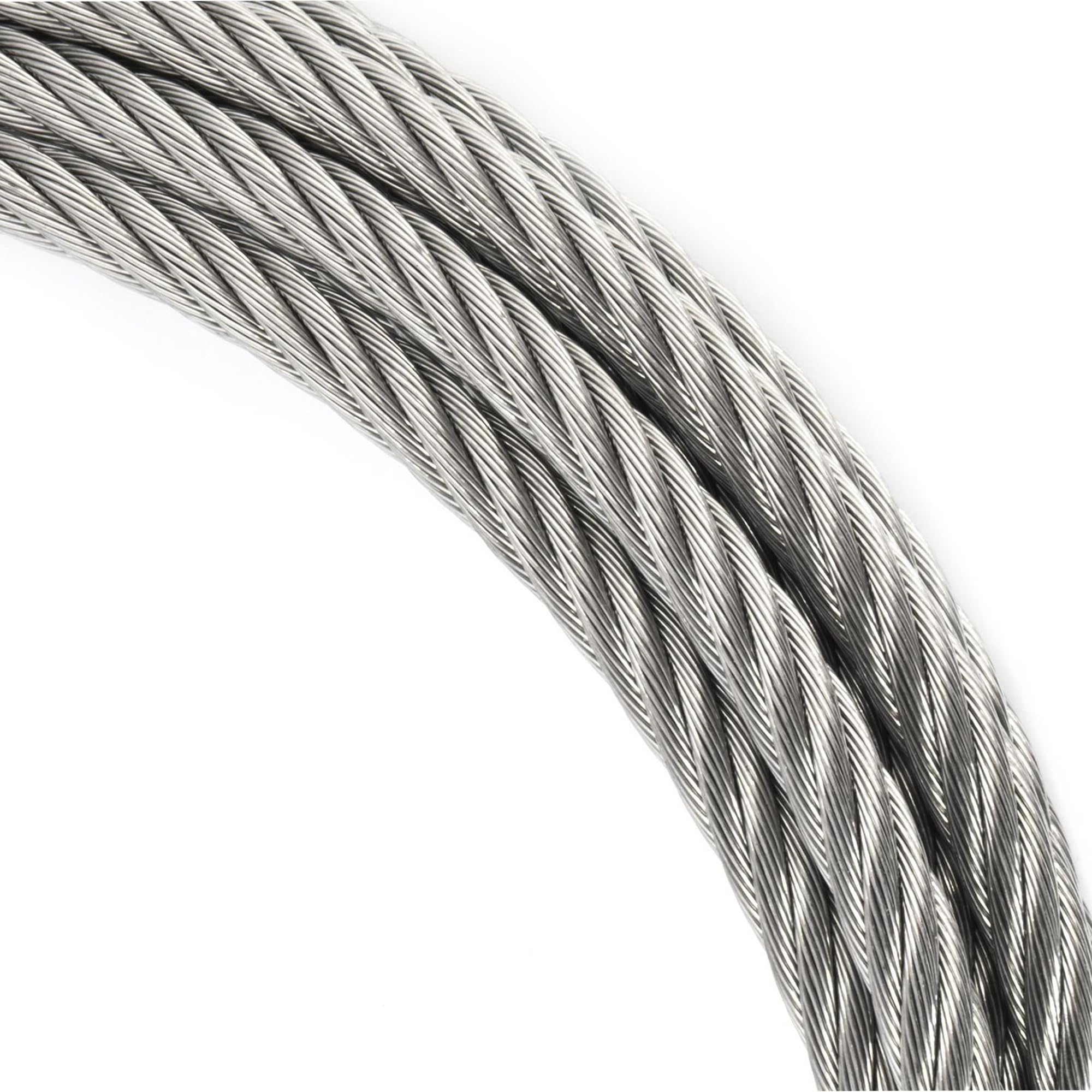 Wire Rope Steel Cable Premium Quality Galvanised Zinc Metal Wire Rope Cable Diameter: 2mm Length: 30m
