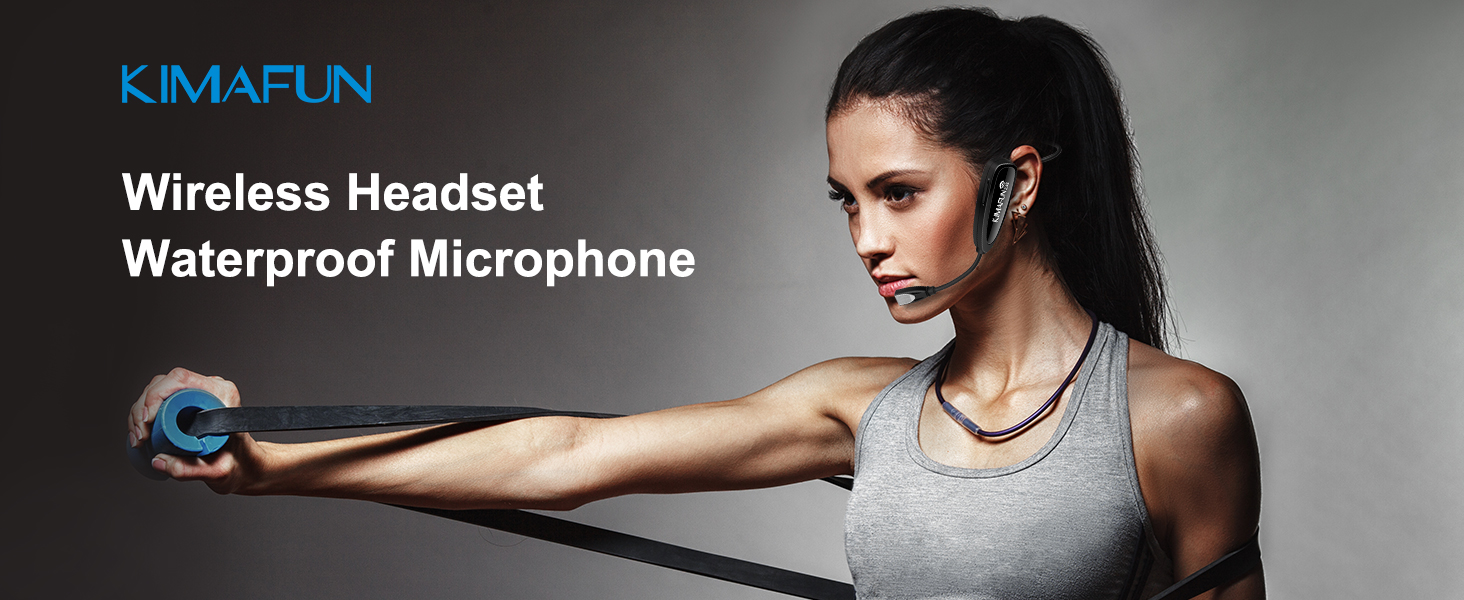 Amazon.com: KIMAFUN Headset Wireless Microphone System, No Need