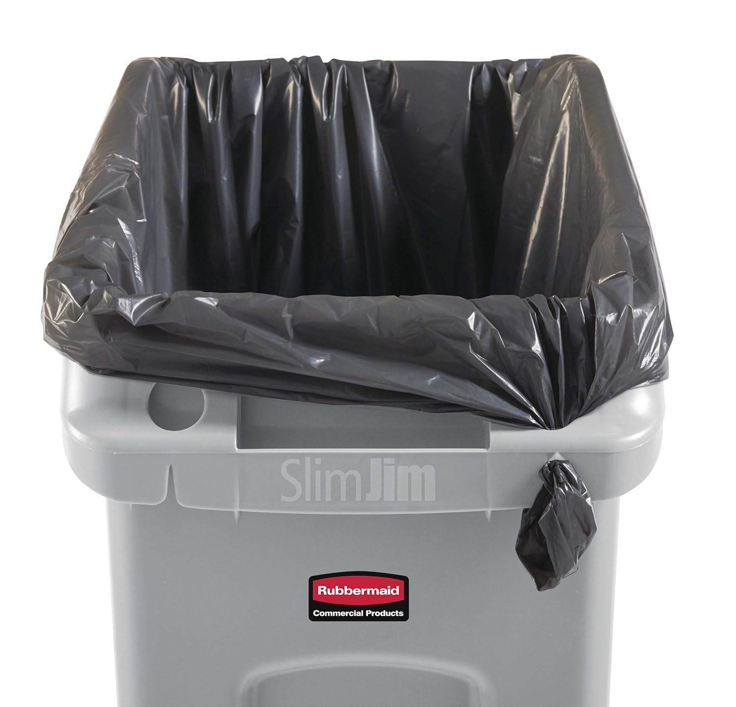 Blасk Frіdау - 60% оƒƒ Rubbermaid Commercial Products 2026696 Slim Jim Under-Counter Trash Can with Venting Channels, 13 Gallon, Black