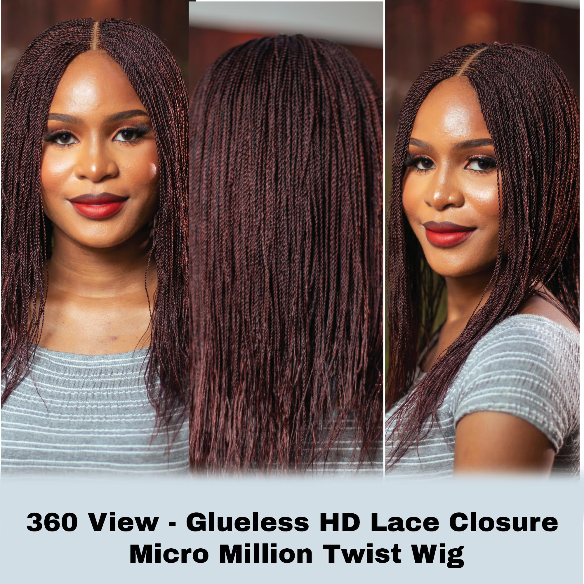 Twisted Wigs,  Micro braids Amazon.com : WOW BRAIDS Twisted Wigs, Micro Million Twist  main image 2
