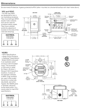 VS2-LC Shock and Vibration Switch (20000030)