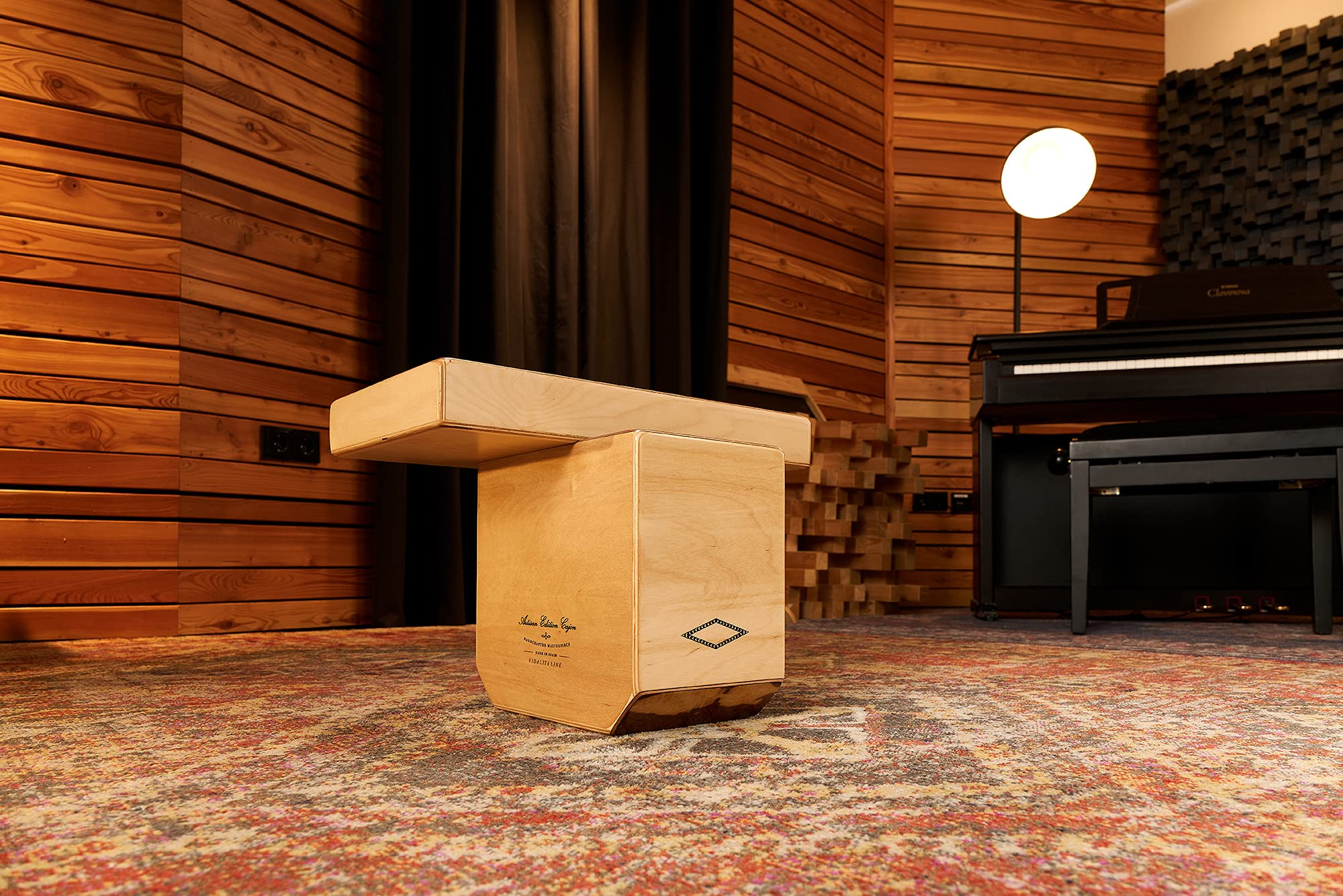 Meinl Percussion Slaptop Cajon Box Drum with Internal Snares and Forward Projecting Sound Ports -- Made in Spain -- Artisan Edition, 2-Year Warranty (AEVLPS) - Image 9