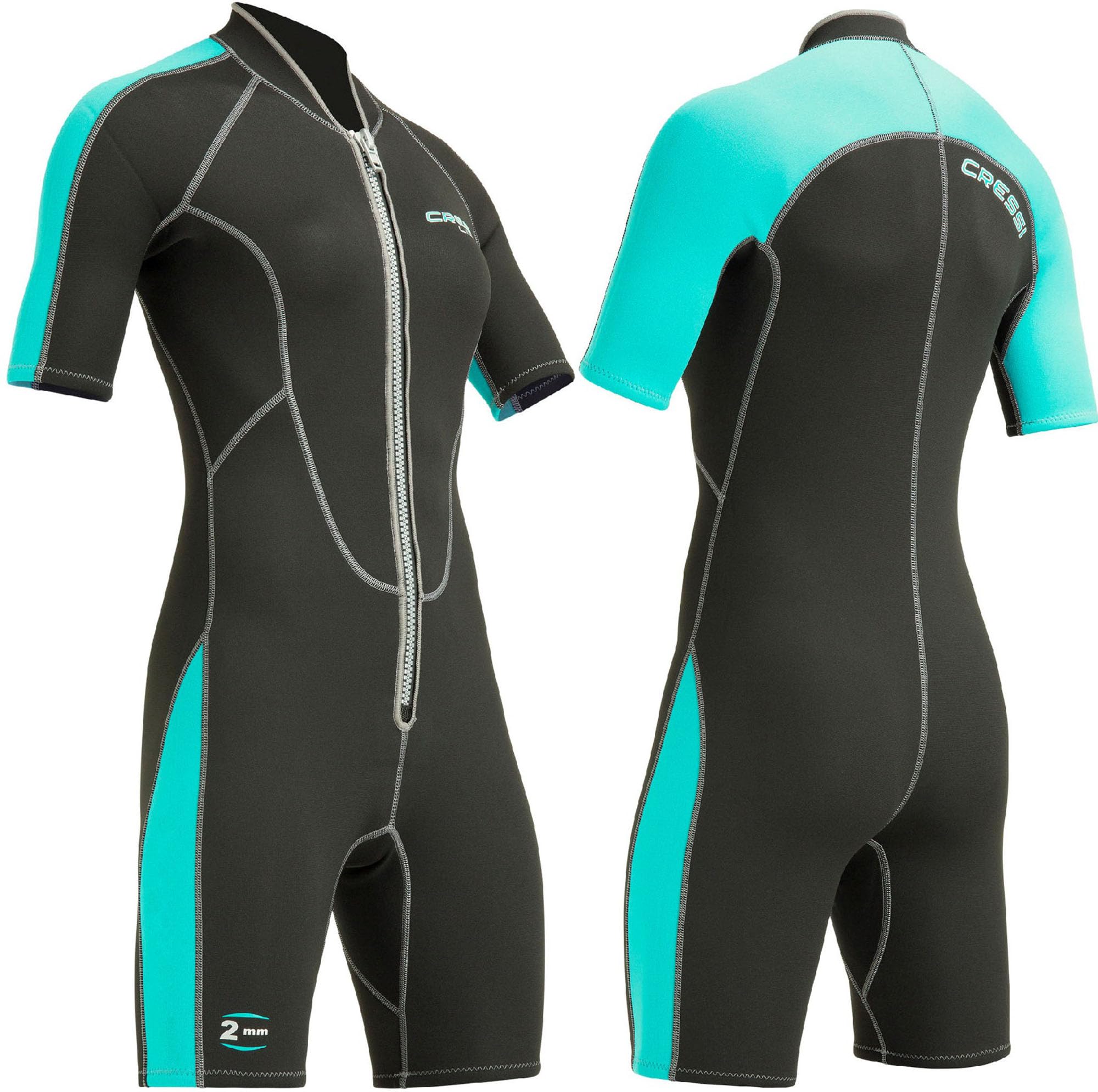Lido Lady Monopiece Neoprene Wetsuit Shorty 2mm