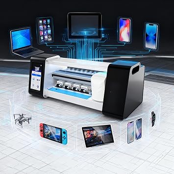 Mobile Phone Screen Protector Cutting Machine, Intelligent Film Cutting Machine, Supports Touch Screen And Wi-Fi, Automatic Cutting, Built-In 26,000 Templates, Suitable For Mobile Phones And Computers