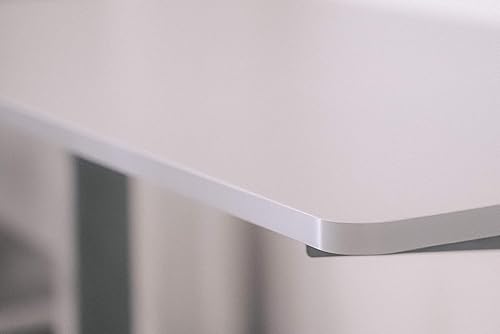 Miniatura 4 de ErgoMax Mesa rectangular de aglomerado para marcos de escritorio estándar y de altura ajustable para el hogar y la oficina, 47.2 pulgadas de largo,